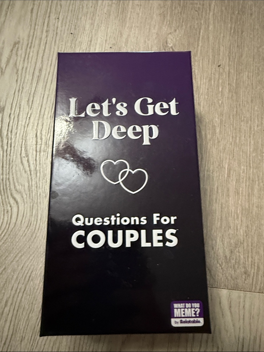 Let's Get Deep - Questions for Couples (Purple)